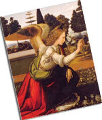 Annunciation by Leonardo da Vinci (one package)