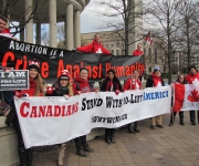 Canadians at the March for Life in Washington