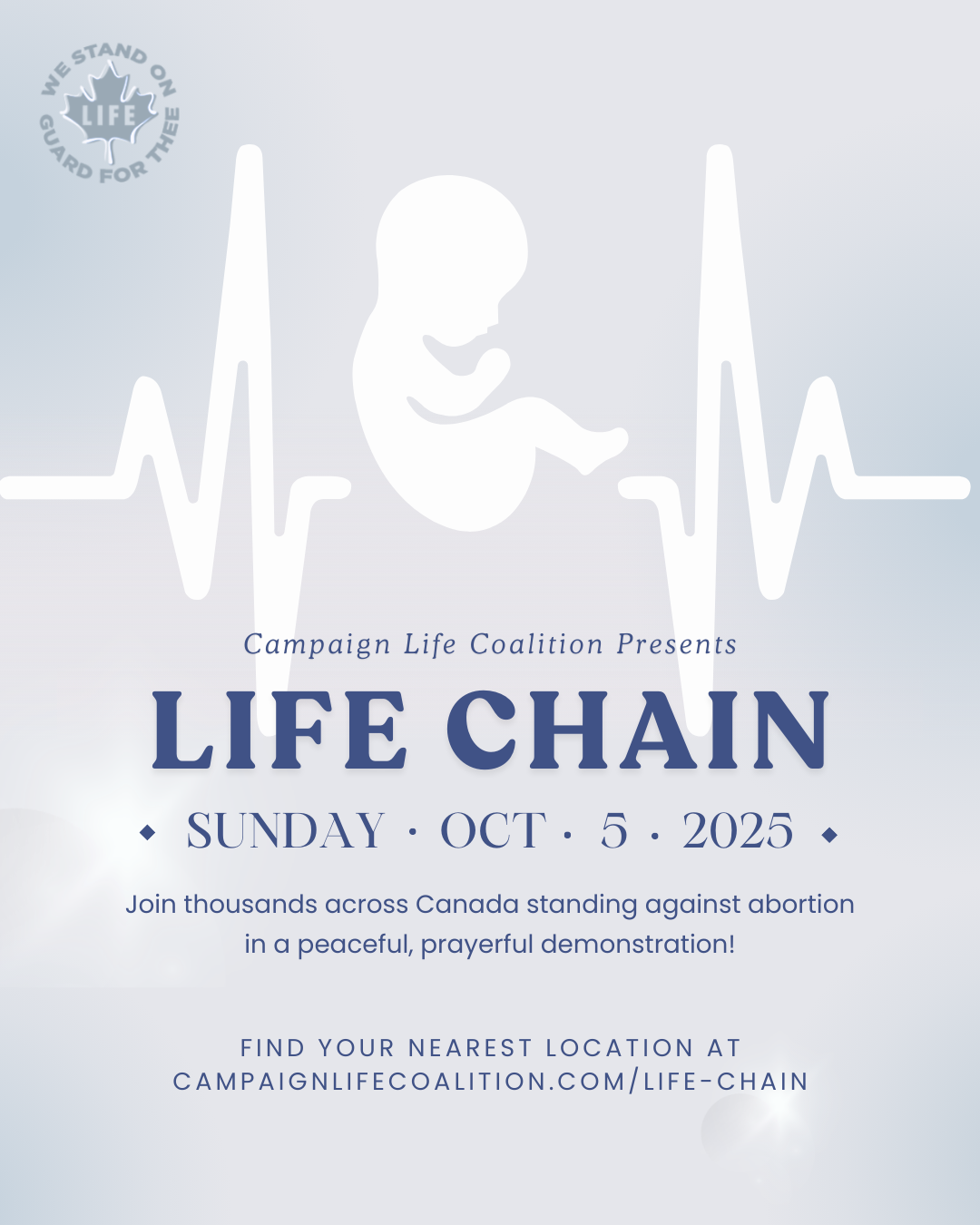 Life Chain 2025 Social Media Graphics