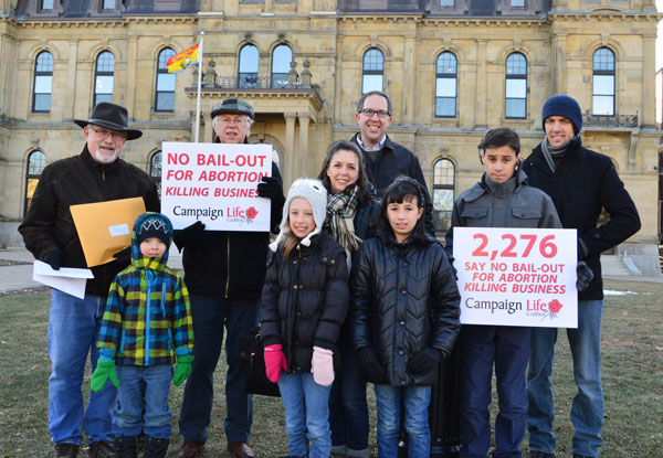 In Front of NB Legislature