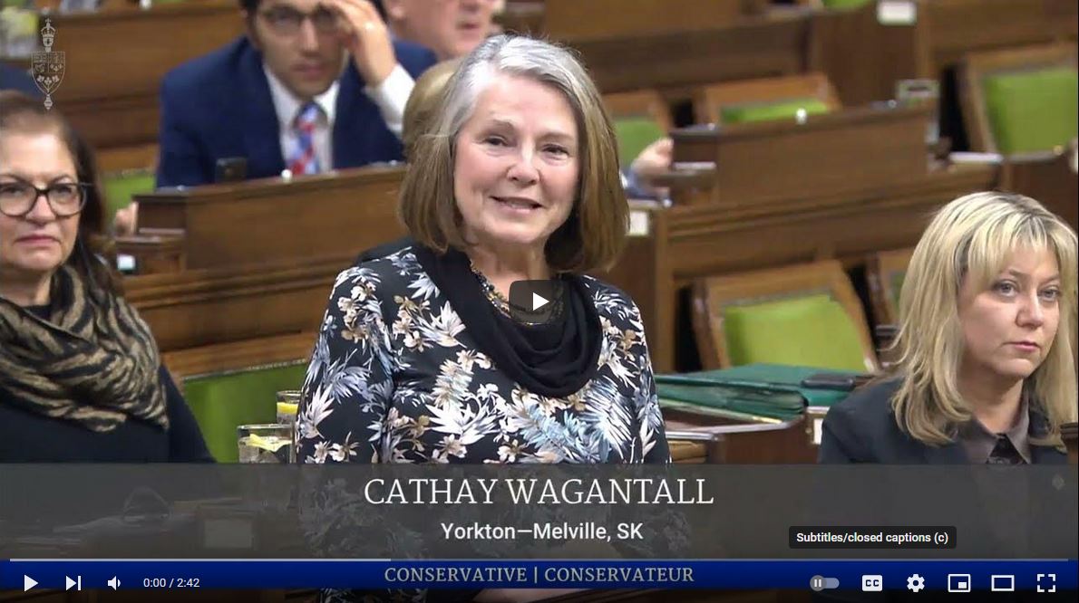 MP Cathay Wagantall introduces Bill C-311