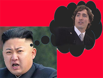 Kim Jon-un green with envy of Justin