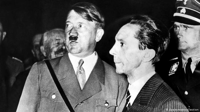 Hitler and Goebbels