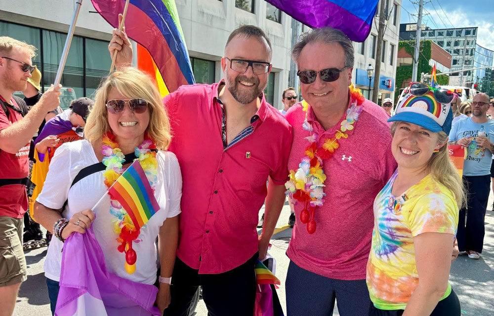 Susan Holt with LGBT Allies
