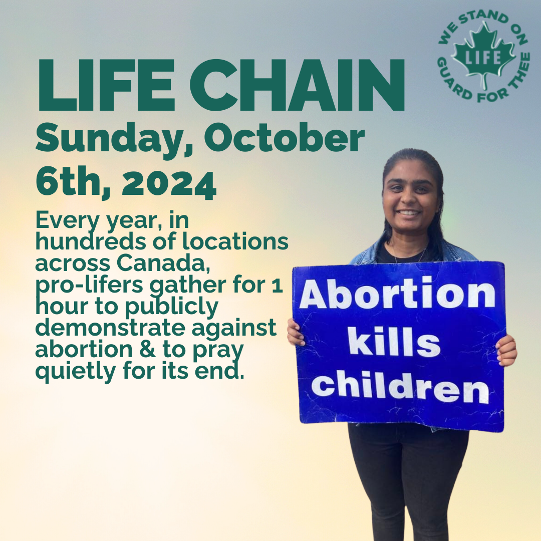 Life Chain 2024 Social Media Graphics