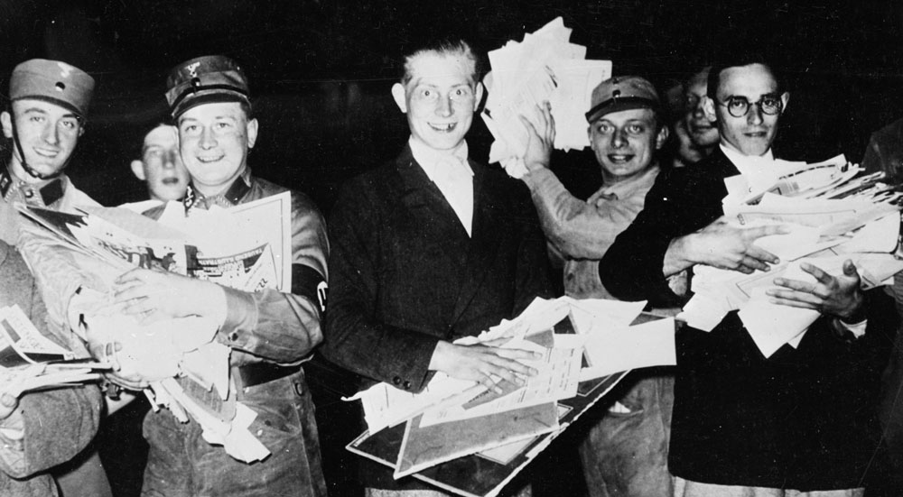 Nazi Book Burning in 1930s Germany