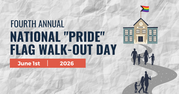 4th Annual National 'Pride' Flag Walk-Out Day