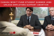 Student summer jobs, the latest casualty in Trudeau’s war on Canadian values and freedoms