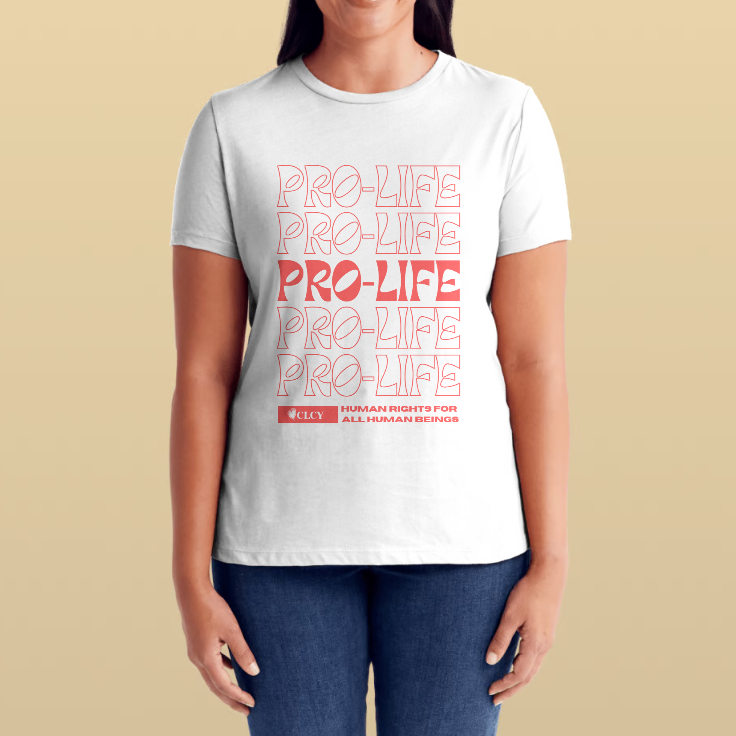 Pro-Life: Human Rights For All Human Beings T-Shirt