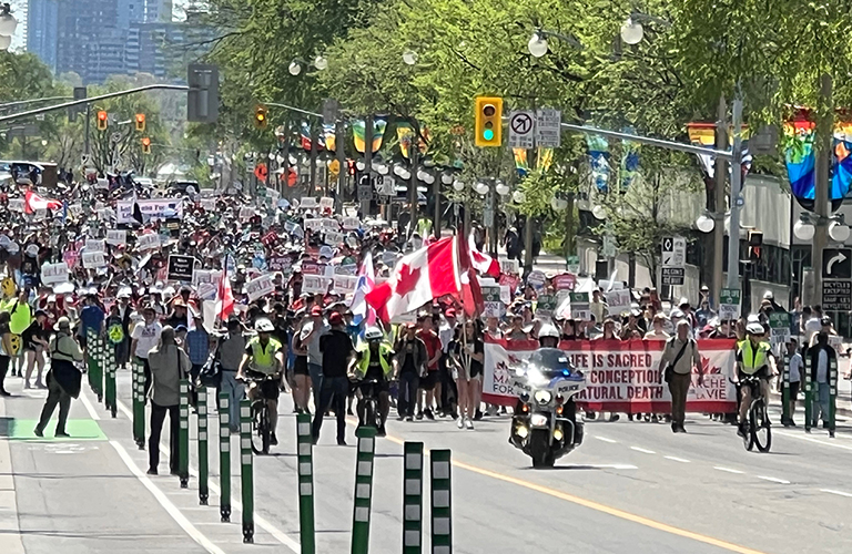 Highlights from the 2023 National March for Life in Ottawa