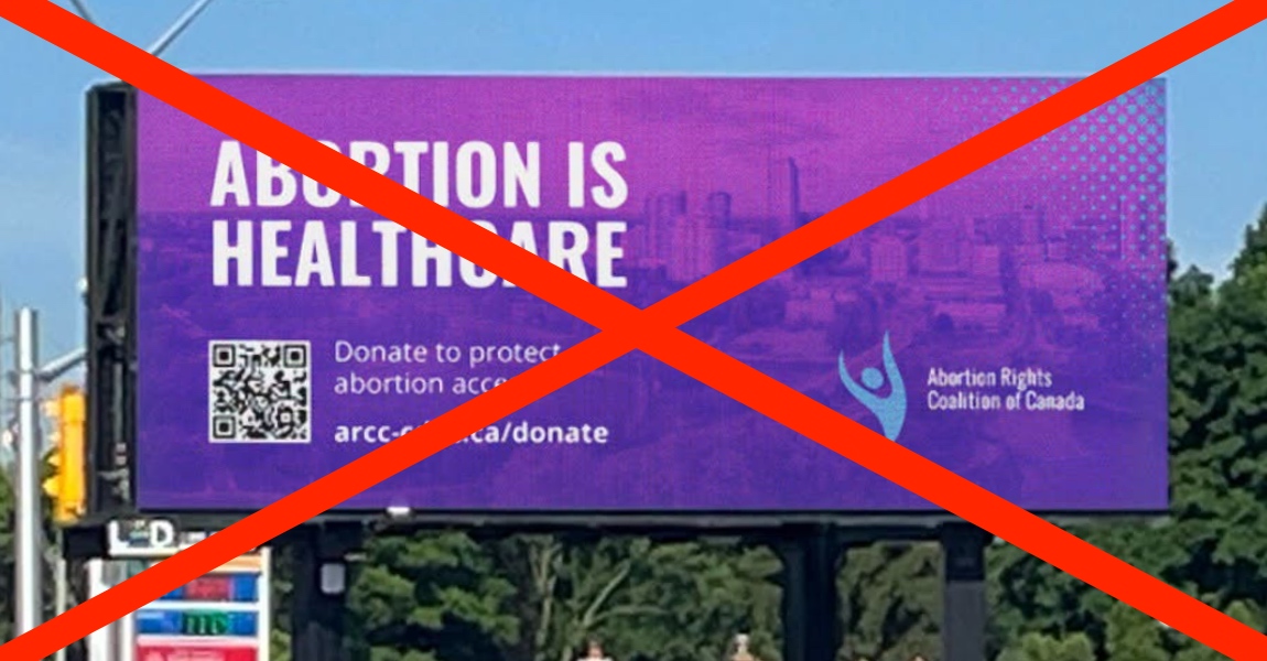 VICTORY: Billboard Company Removes Abortion Ad After Pro-life Protest